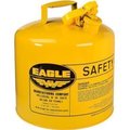 Justrite Eagle Type I Safety Can - 5 Gallons - Yellow UI50SY
